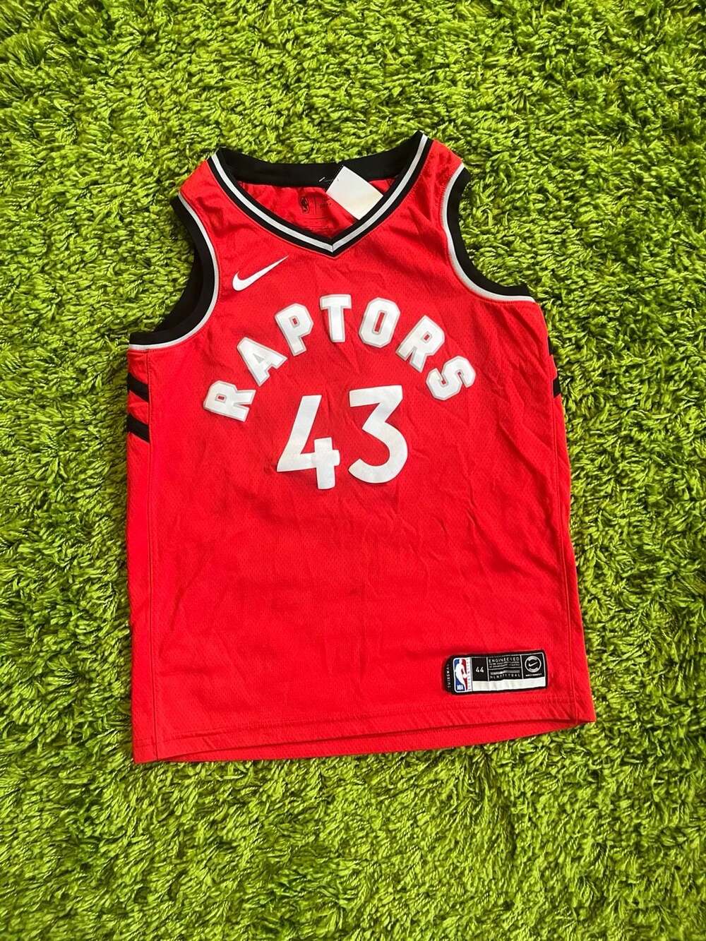 Nike Pascal Siakam Toronto Raptors Red Icon Edition Swingman Jersey Size 44